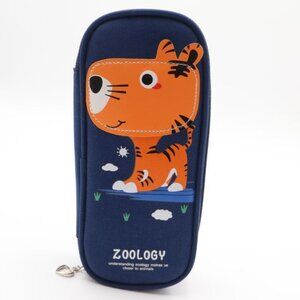 Zoology Pencil Pen Case Holder Student School Animal Study